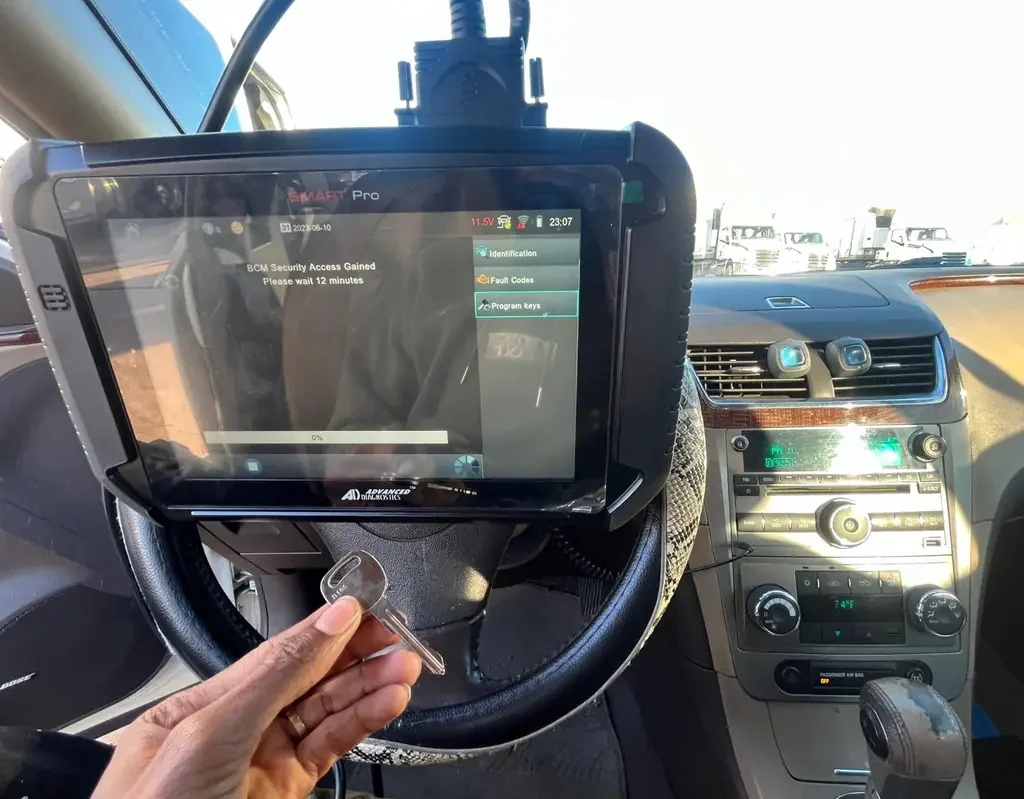 Car key programming equipment used by Elevations 24 HR Locksmith in Dallas, TX